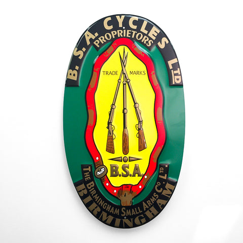 BSA Cycles Proprietors Sign