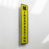 No Trespassing Metal Sign - Sign Store