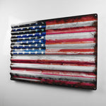 Rustic American Flag - Sign Store