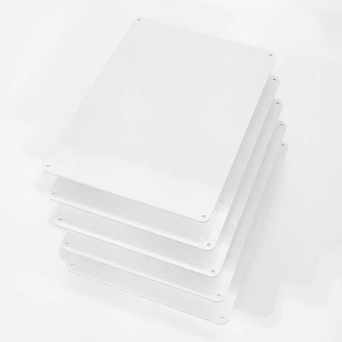 Euro Metal Rectangular Sign Blank Metal Rectangle Sign – Sign Store