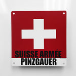 Suisse Armee Pinzgauer Sign