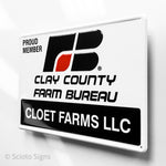 Custom Farm Bureau Sign