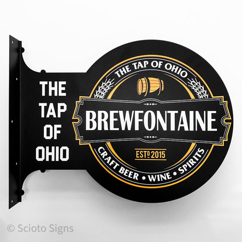 Brewfontaine Pub Sign