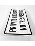 Private Property No Trespassing Sign - Sign Store