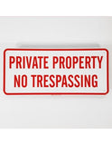 Private Property No Trespassing Sign - Sign Store