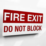 Fire Exit Metal sign - Sign Store