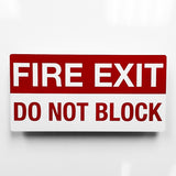 Fire Exit Metal sign - Sign Store