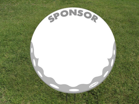 Golf Ball Sponsor Yard Sign - Sign Store