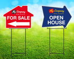 For Sale-Open House Yard Signs - Sign Store