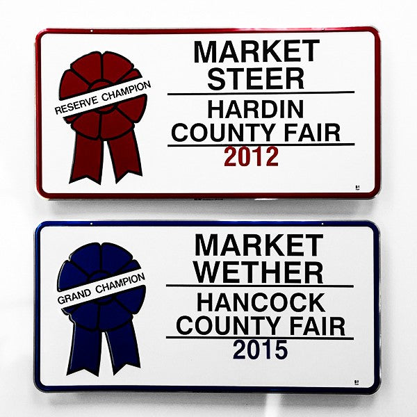 Custom Award Sign, Fair Ribbon | SignStore – Sign Store