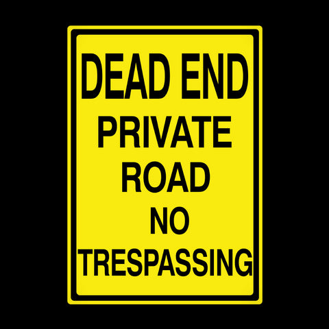 Dead End Metal Sign - Sign Store