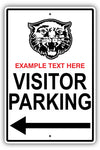 Custom Visitor Parking Metal Sign - Sign Store