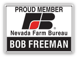 Nevada Farm Bureau Sign - Sign Store