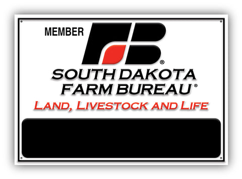 South Dakota Farm Bureau Sign