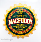 MacFuddy Soda Bottle-Cap Sign