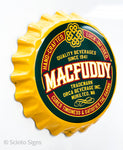 MacFuddy Soda Bottle-Cap Sign