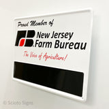 New Jersey Farm Bureau Sign