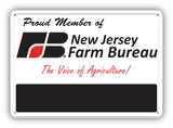 New Jersey Farm Bureau Member Custom Metal Sign