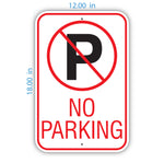 No-Parking Reflective Sign